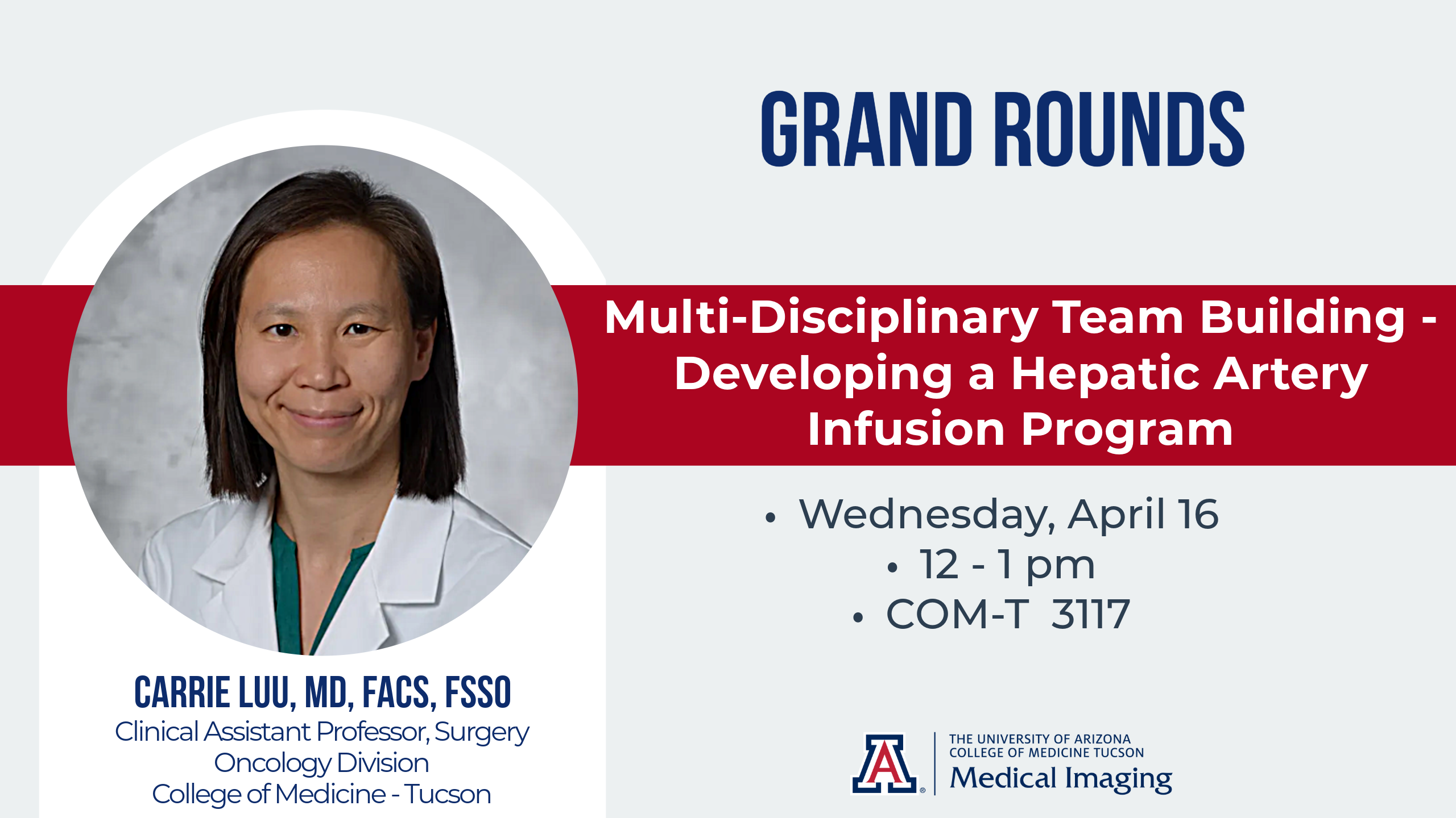Grand Rounds Flyer: April 16, 2025