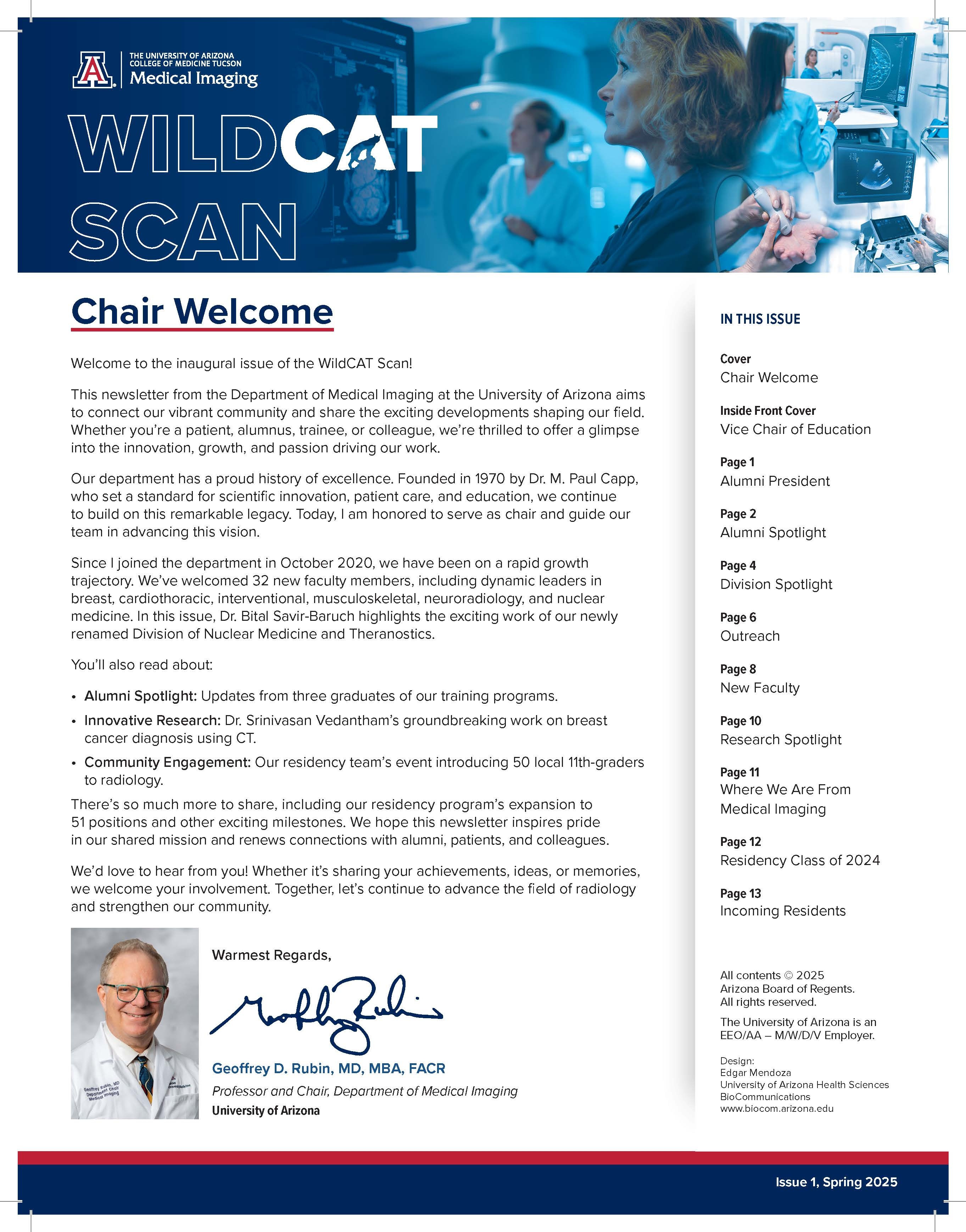 WildCAT SCAN newsletter page 1